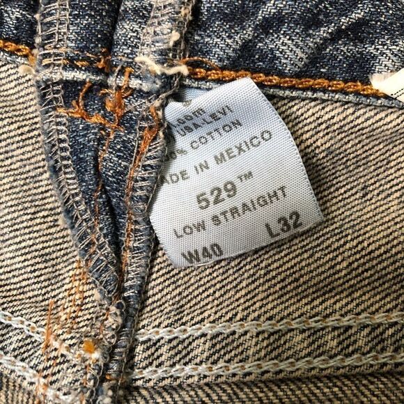 Levi’s 529 Deconstructed Mini Low Straight Skirt - Picture 8 of 8